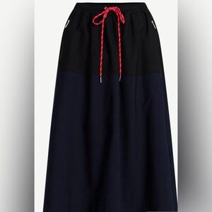 Black and Navy Women's Skirt